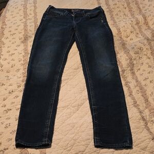 Silver Suki Skinny Jeans Sz 27x31